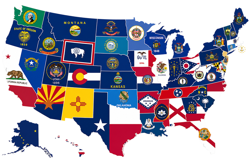 USA map