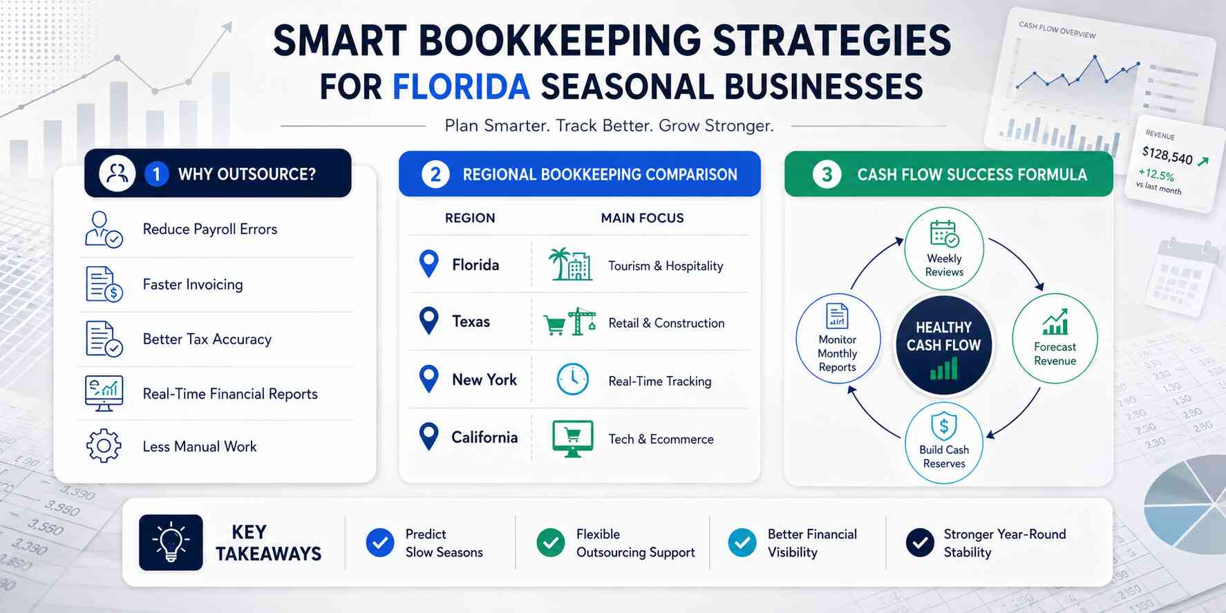 Smart Bookkeeping Strategies for Florida Seasonal Businesses
